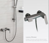 Leakproof OEM Gray Hot Cold Copper Bathtub Faucet